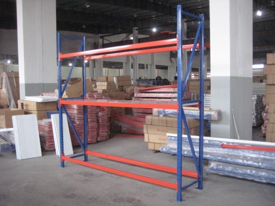Application of medium storage shelves