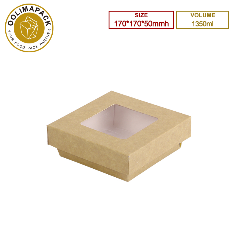 170*170*50mmh 1350ml Take Away Box