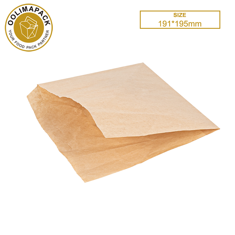 191*195mm Open kraft bag