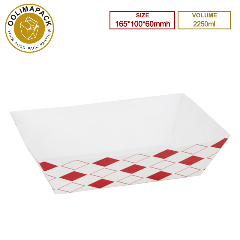 165*100*60mmh 2250ml Food Tray