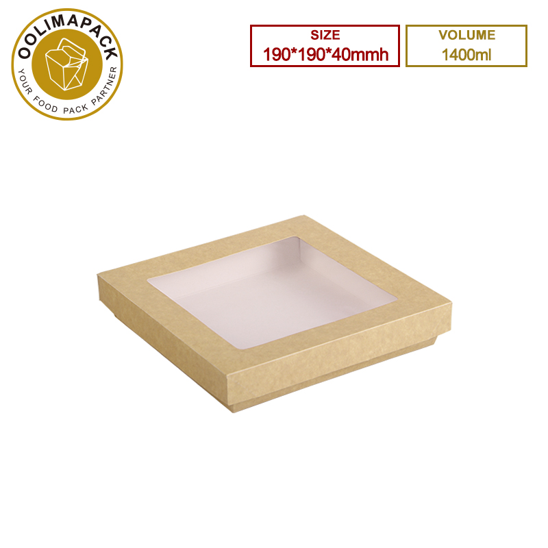 190*190*40mmh 1400ml Take Away Box