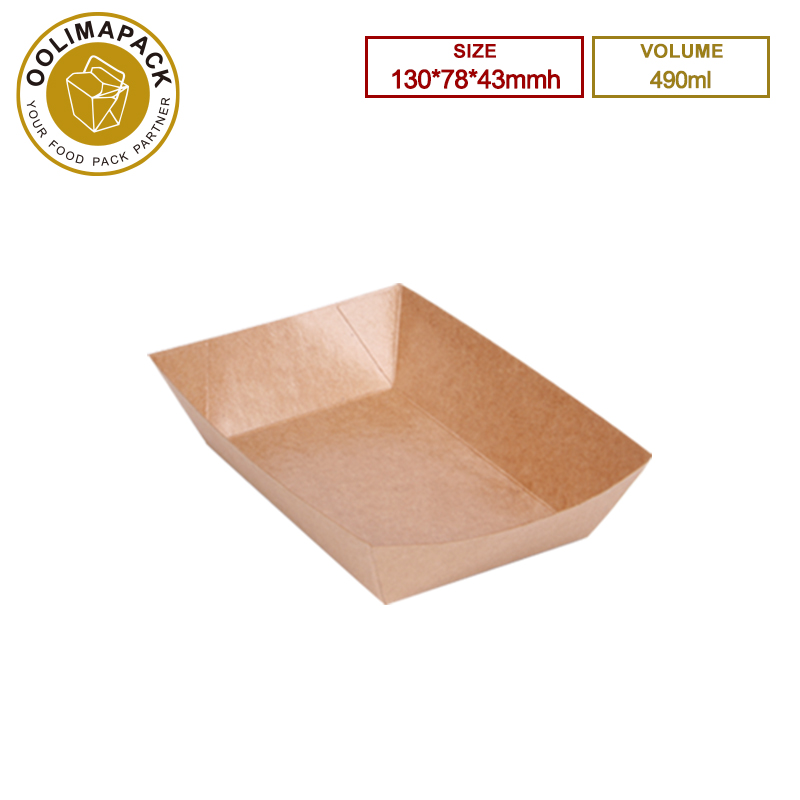 130*78*43mmh 490ml Food Tray