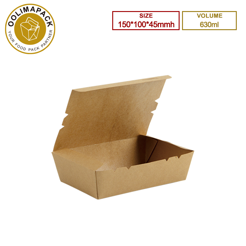 150*100*45mmh 630ml Take Away Box No-Window
