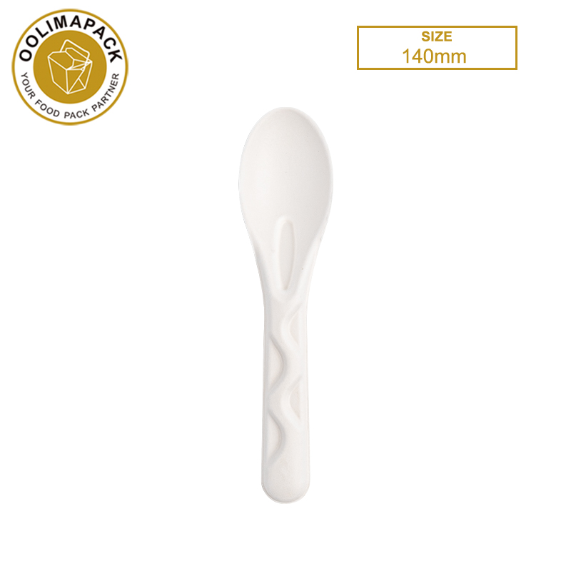 140mm  Bagasse spoon