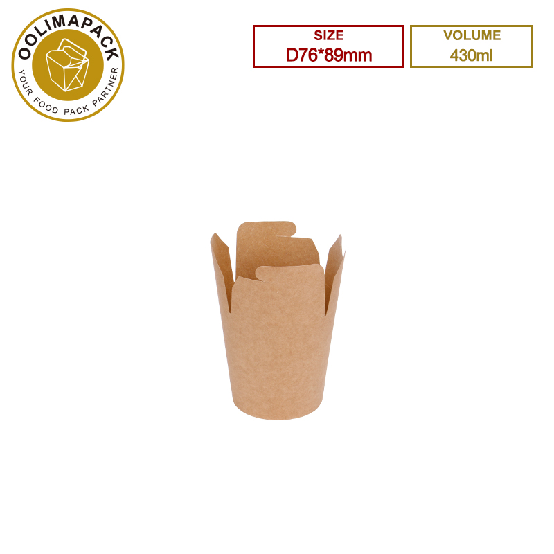 D76*89mm 430ml Noodle Box
