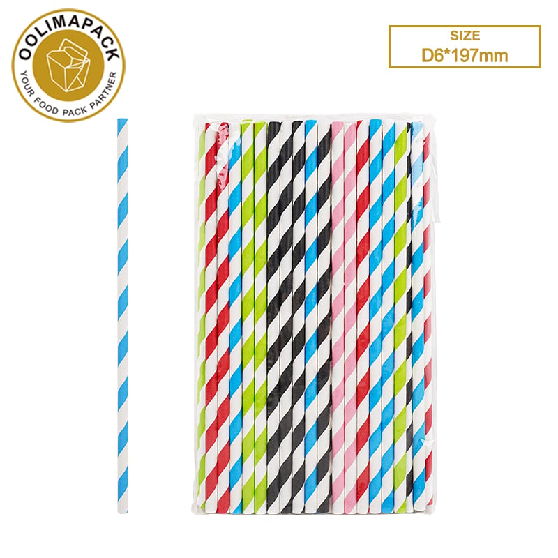 D6*197mm Paper straw