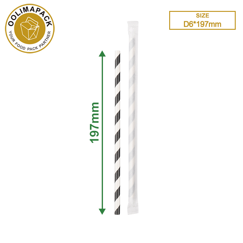 D6*197 mm  Paper straw