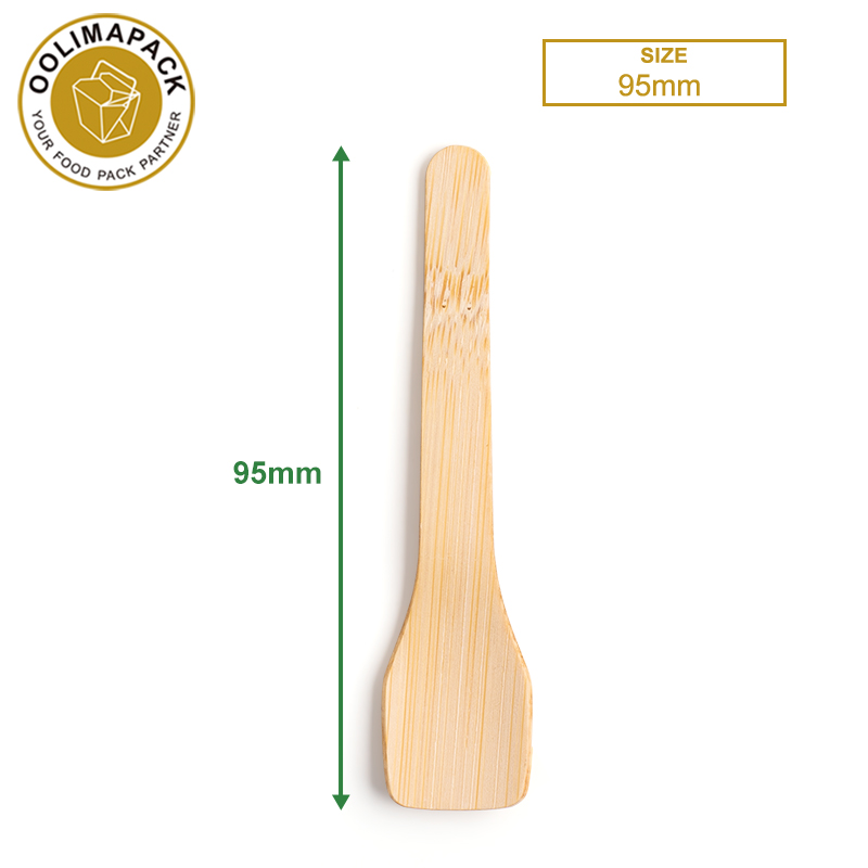 Bamboo ice cream spoon