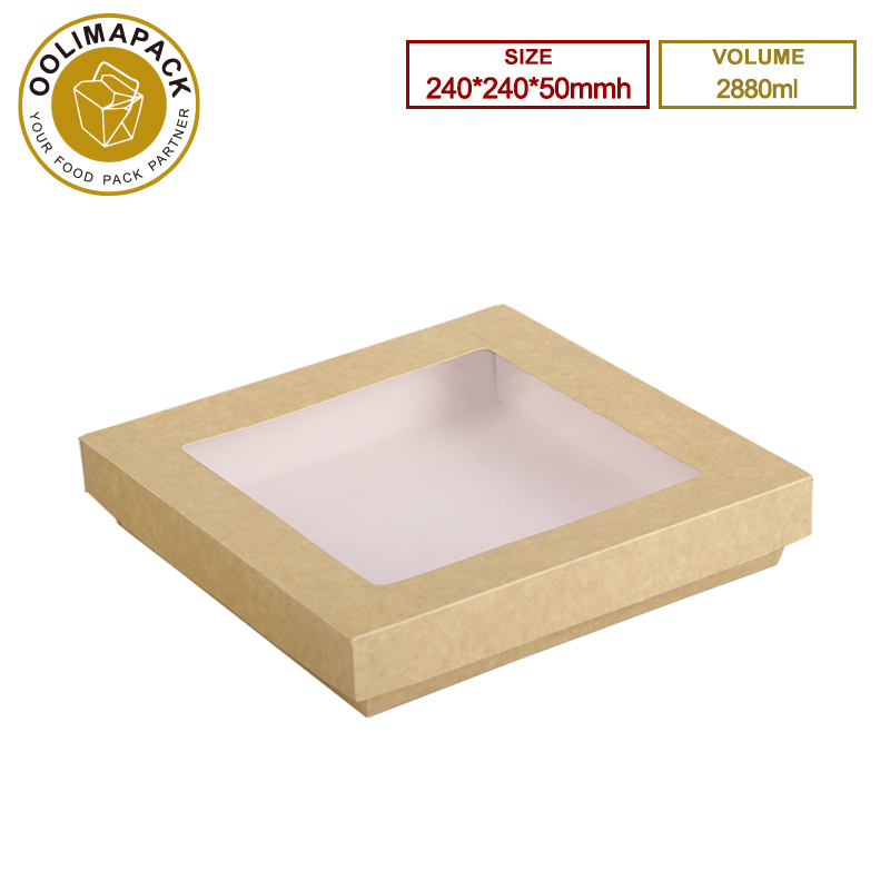240*240*50mmh 2880ml Take Away Box