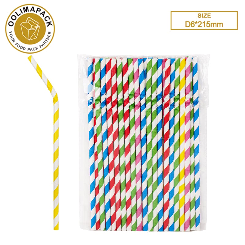 D6*215mm Paper straw