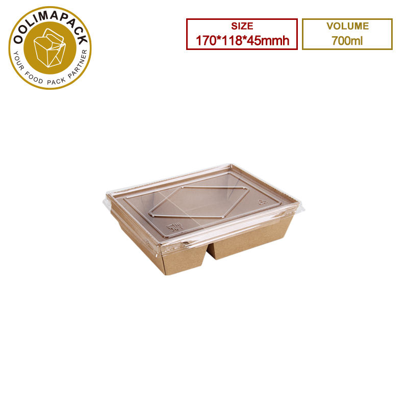 170*118*45mmh 700ml Take Away Box With Lid