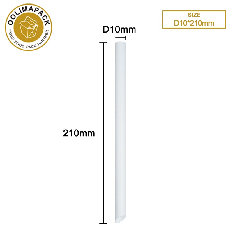 D10*210mm  Bubble tea paper straw