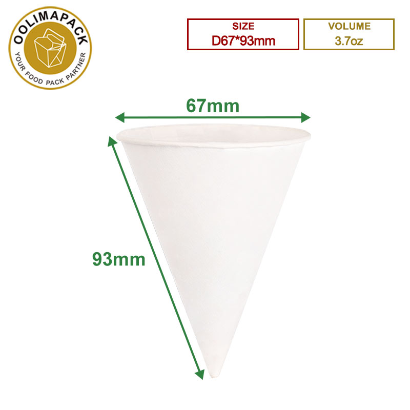 3.7oz Cone paper cup
