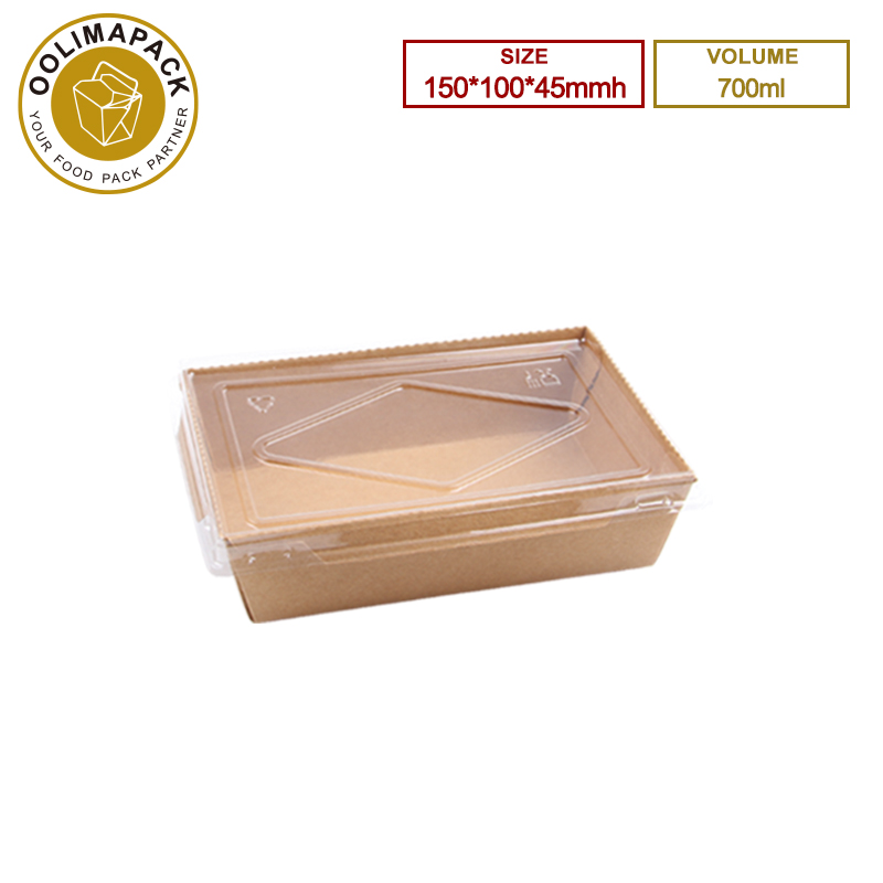 150*100*45mmh 700ml Take Away Box With Lid