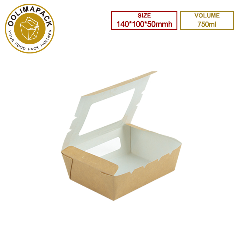 140*100*50mmh 750ml Take Away Box