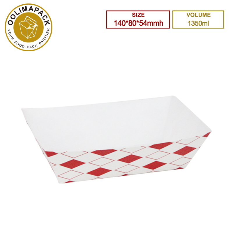 140*80*54mmh 1350ml Food Tray