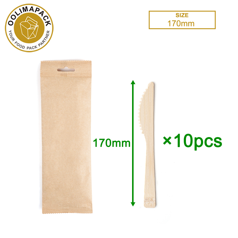 170mm Bamboo knife