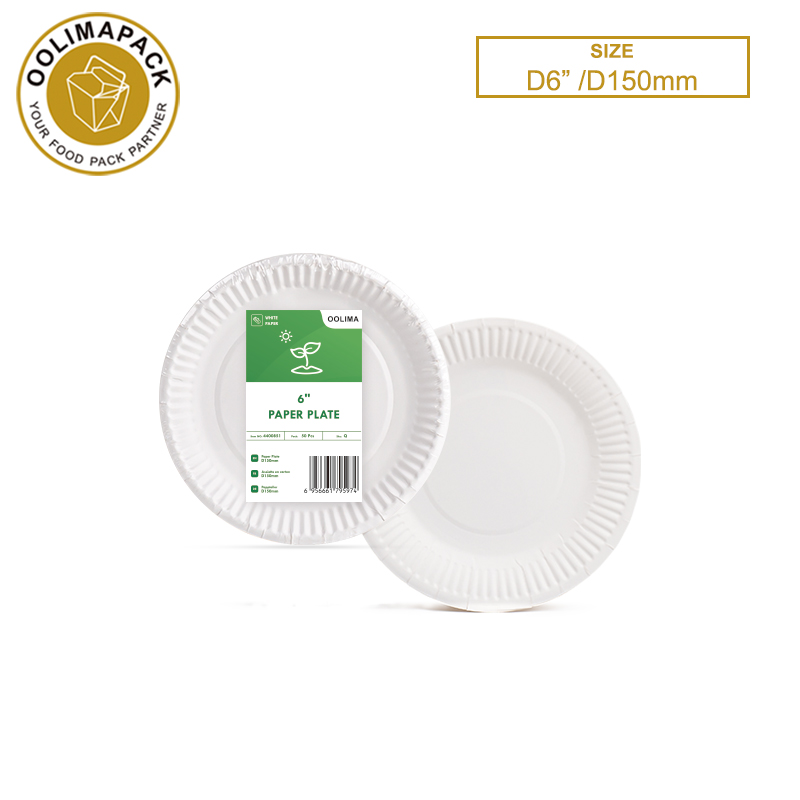 D6” /D150mm Paper plate