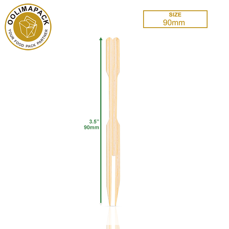 Bamboo fruit mini fork