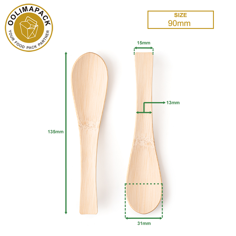 Bamboo soup spoon