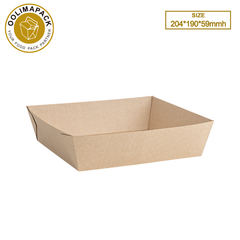 204*190*59mmh Corrugated paper food
containe