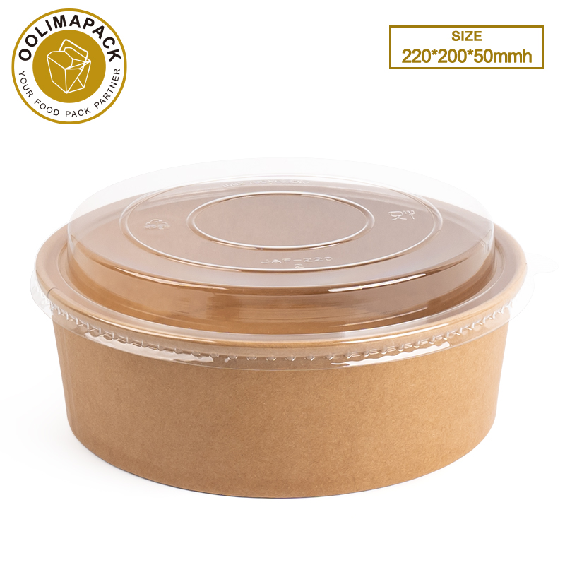 220*220*50mmh Round Salad Bowl