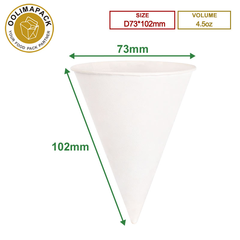 4.5oz Cone paper cup