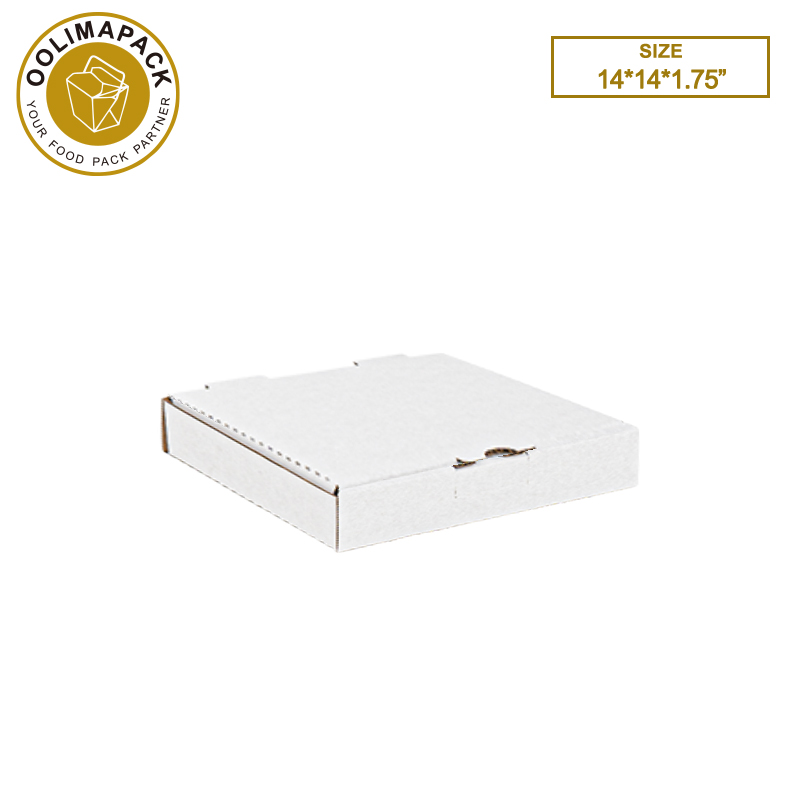 14*14*1.75” B-Flute Pizza Box