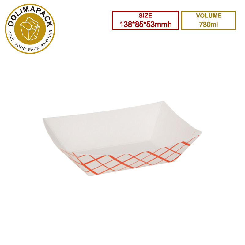 138*85*53mmh 780ml Food Tray Line Printing
