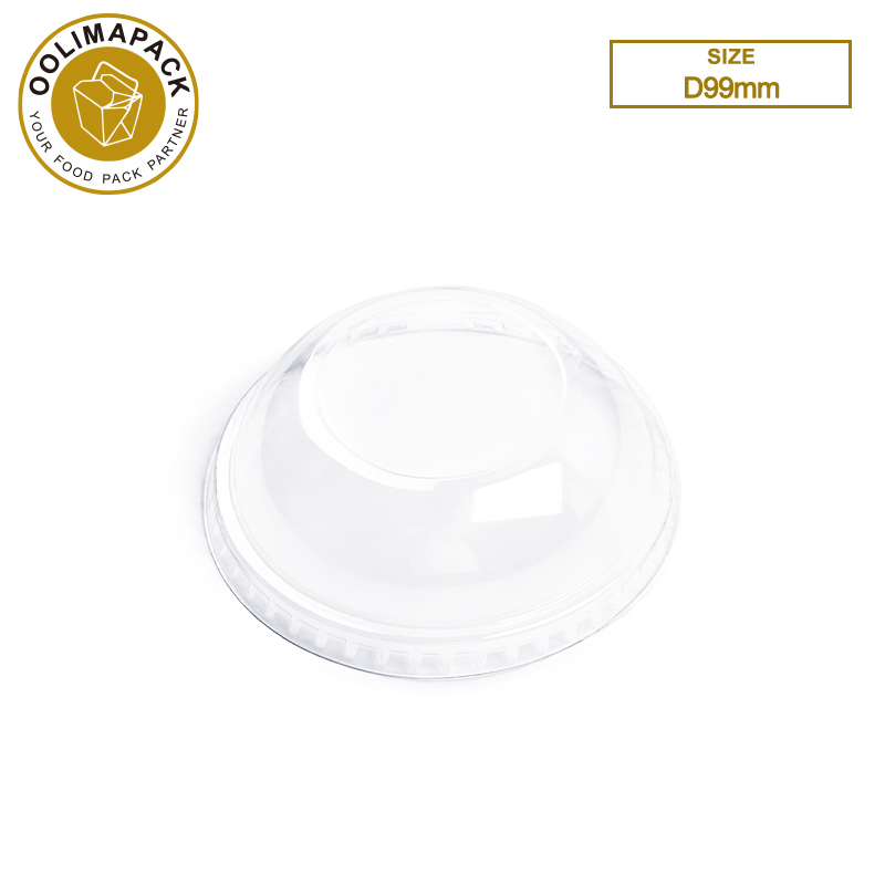 D99mm PET Soup Cup Dome Lid