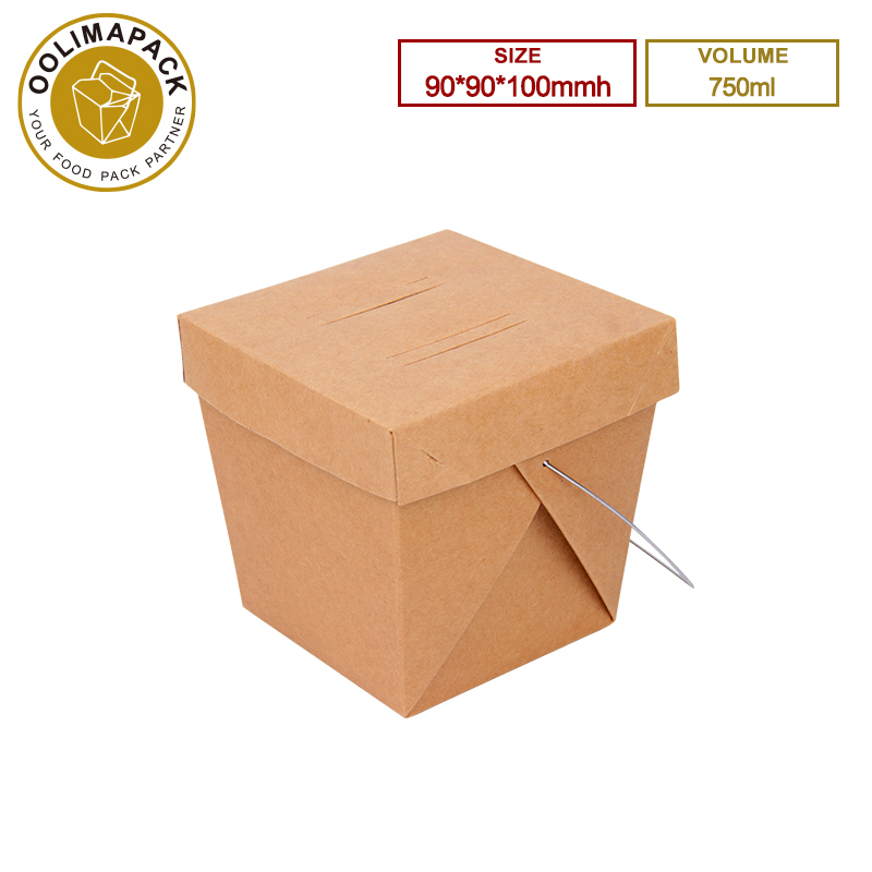 90*90*100mmh 750ml Noodle Box