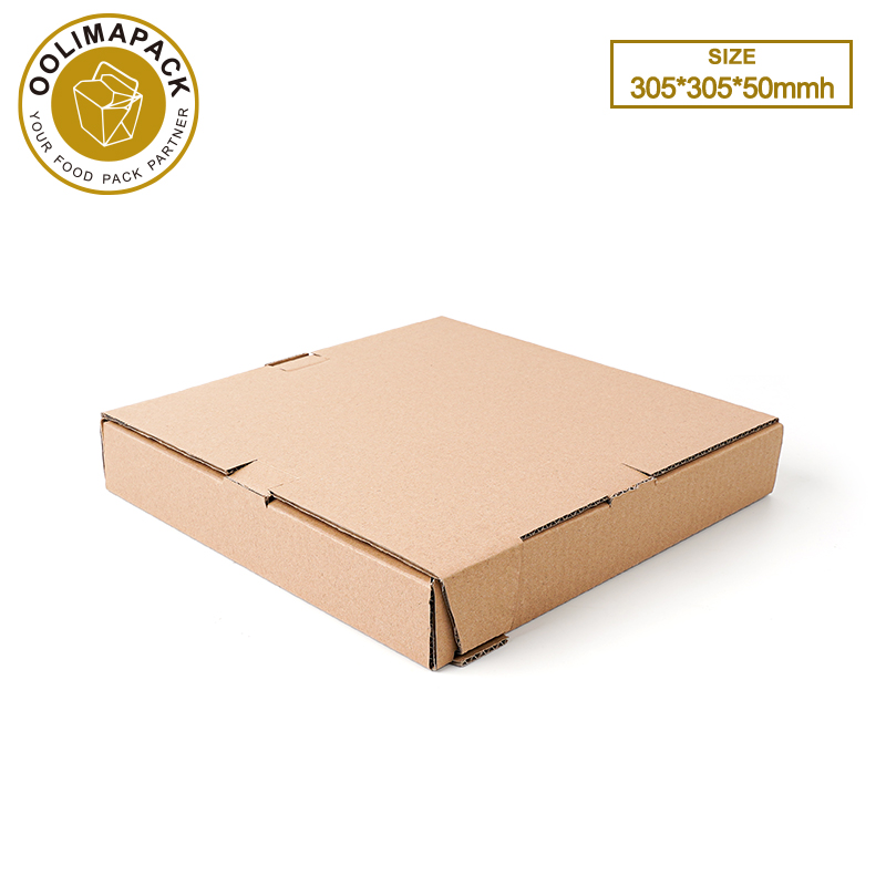 305*305*50mmh Corrugated 
chicago style
pizza box