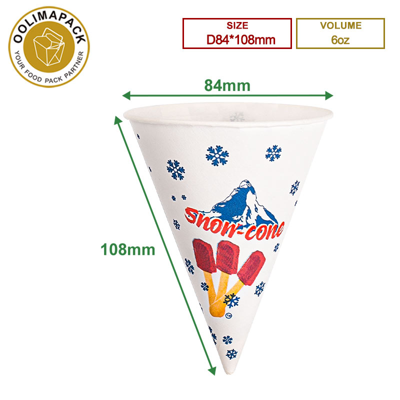 6oz Cone paper cup