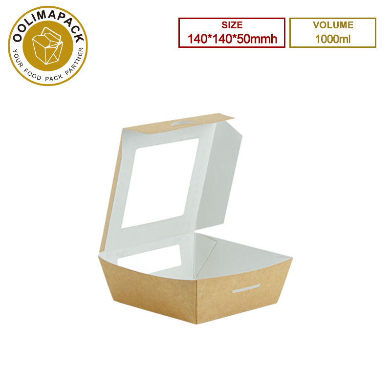 140*140*50mmh 1000ml Take Away Box