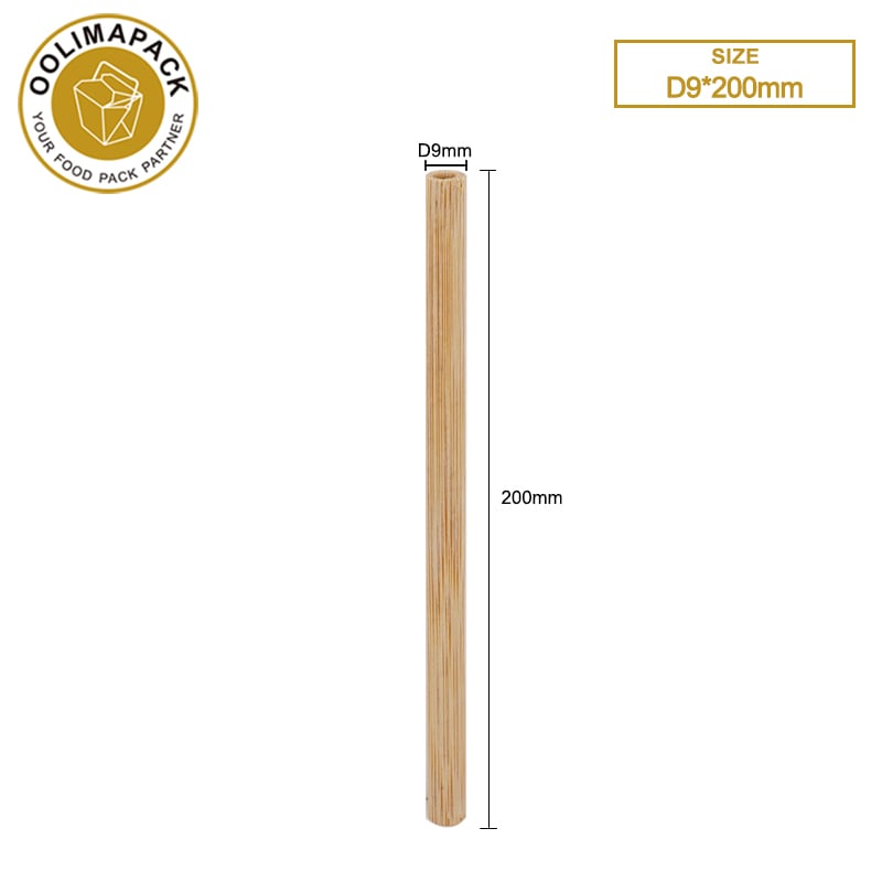 D9*200mm Bamboo straw