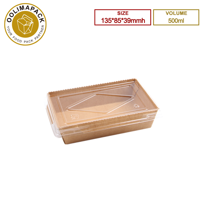 135*85*39mmh 500ml Take Away Box With Lid