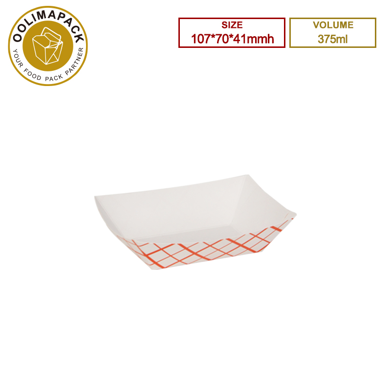 107*70*41mmh 375ml Food Tray Line Printing