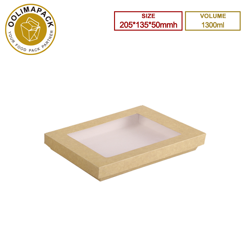 205*135*50mmh 1300ml Take Away Box