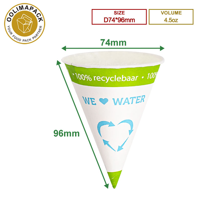 4.5oz Cone paper cup