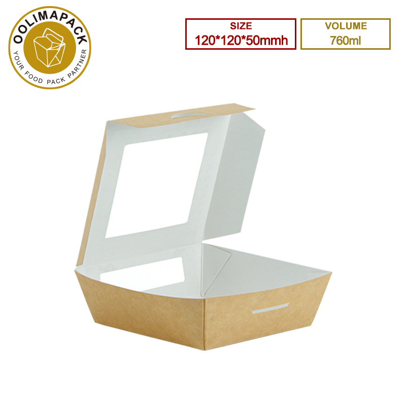 120*120*50mmh 760ml Take Away Box