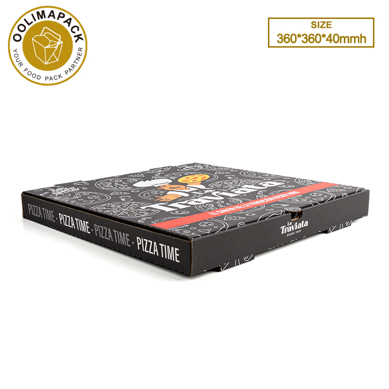 360*360*40mmh E-Flute Pizza Box