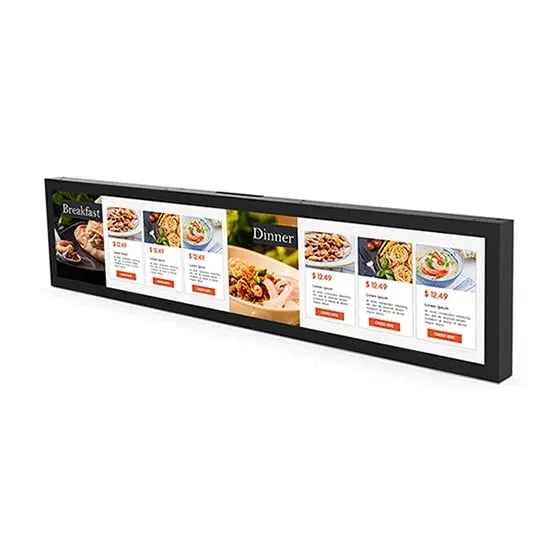 19-Inch Wall-Mounted Bar-type Advertising Machine – Compact Digital Signage Solution for Retail & Commercial Spaces
