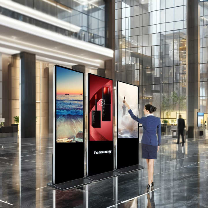 86-inch Super-Large Indoor Vertical LCD Advertising Kiosk - High Definition Digital Display for Commercial Spaces
