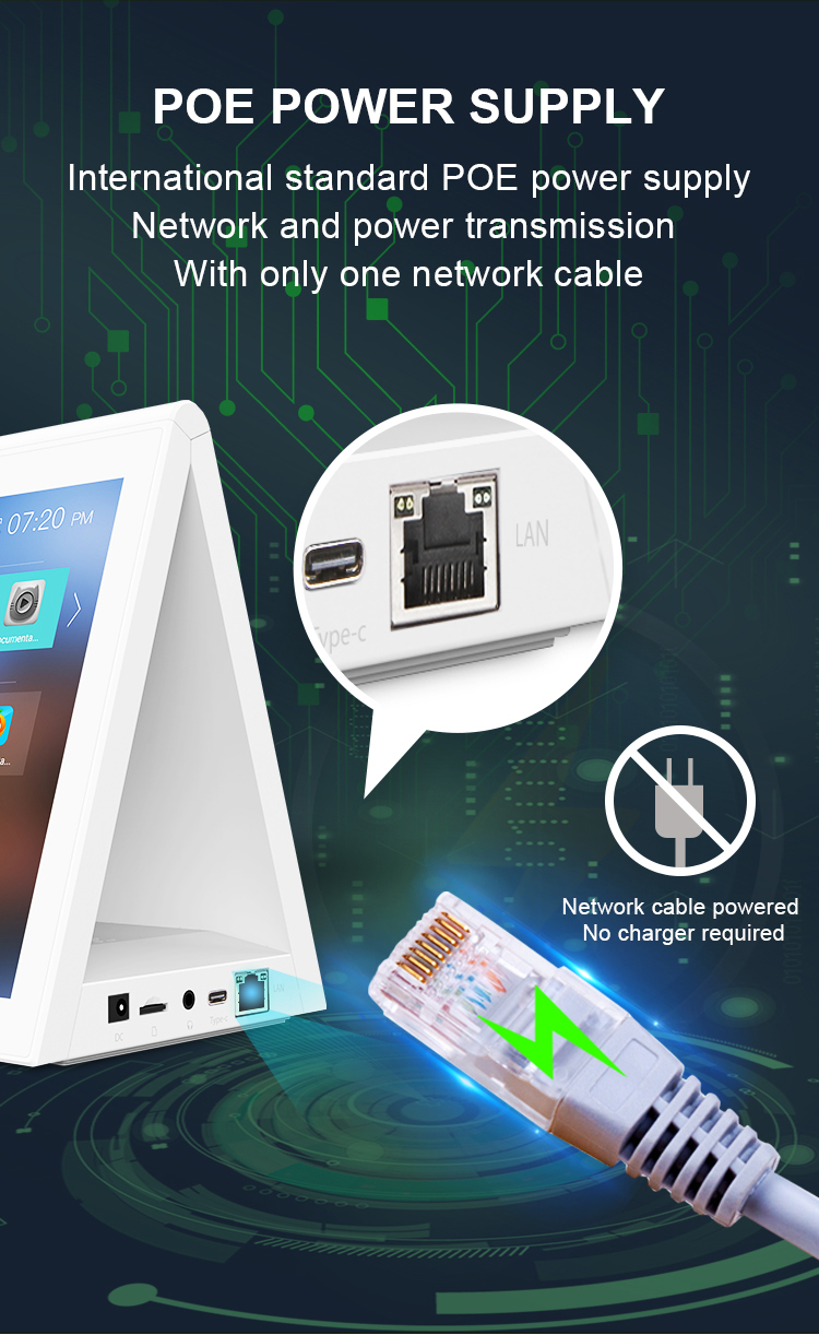 Streamlined Connectivity with PoE Power Supply