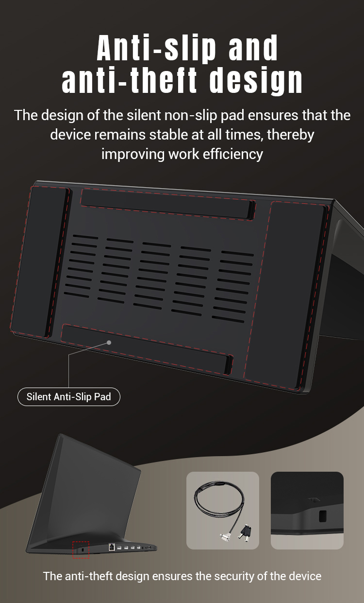 14 inch android restaurant ordering tablet with poe and nfc for scalable self service solutions-3