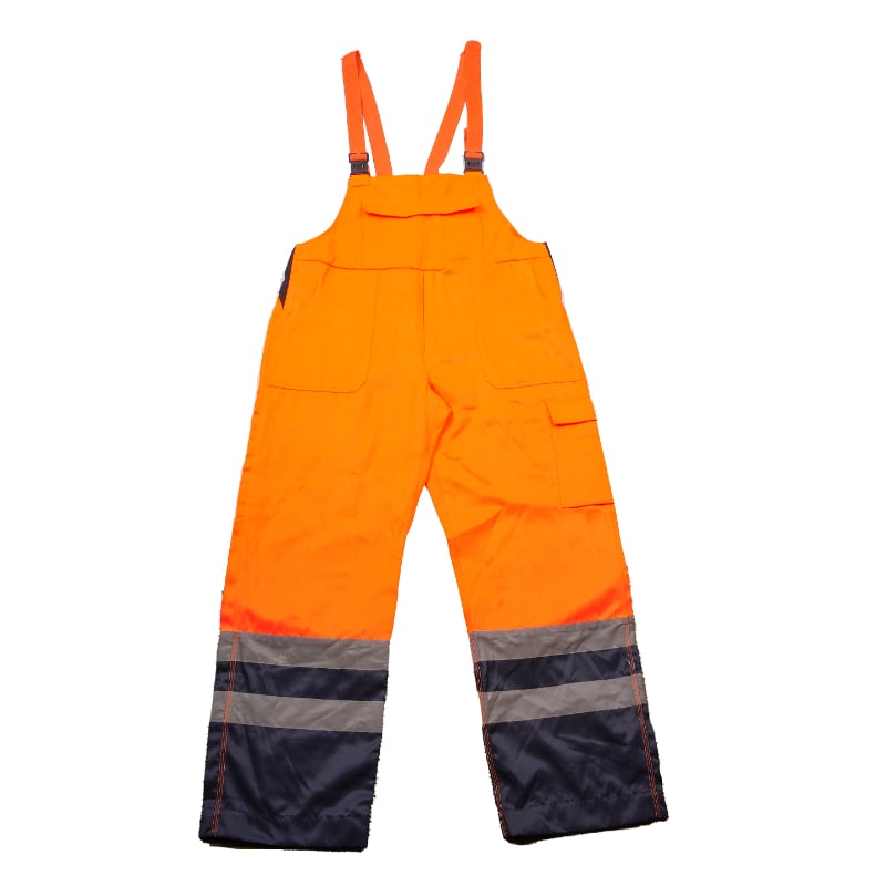 Hi vis overall aantrekken
