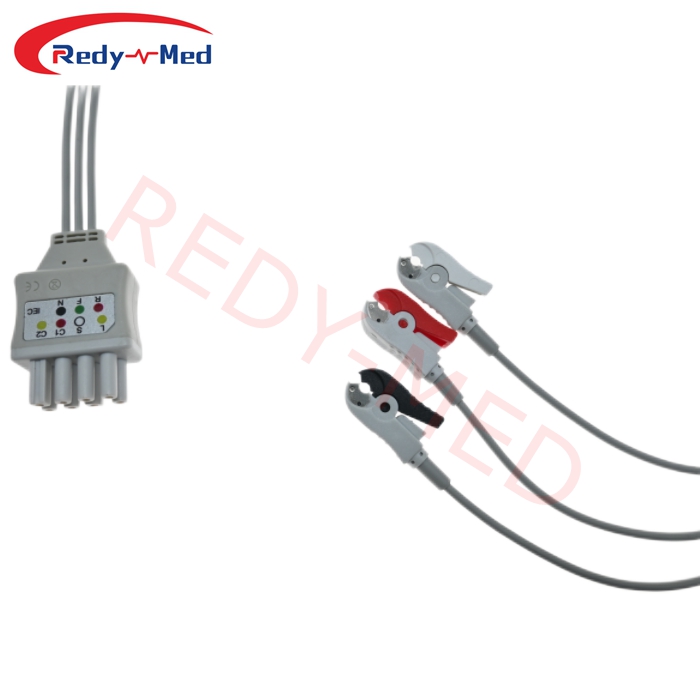 Compatible With Nihon Kohden 3 Lead 6 Lead ECG Leadwire,BR-906P 