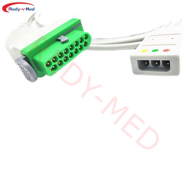 Compatible With Fukuda Denshi DSL-8001, DSL-8001R, Dynascope DS-8100, Dynascope DS-8200, Dynascope DS-8500 ECG Trunk Cable