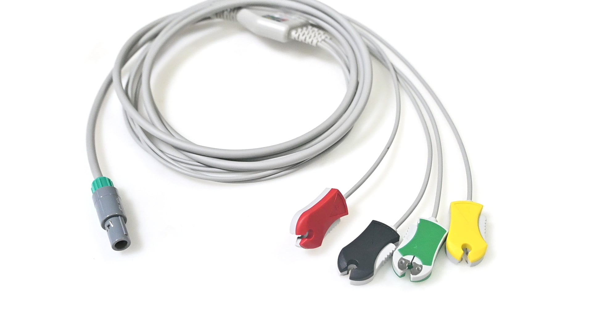 Compatible With Siemens CT 4 Lead One-Piece ECG Cable,2250MM EU ECG CABLE WITH PMM2