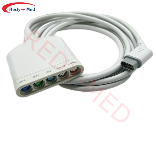 Compatible With Draeger Infinity Delta, Infinity Delta XL, Infinity Kappa, Infinity Vista,Siemens SC7000, SC8000, SC9000XL ECG Trunk Cable
